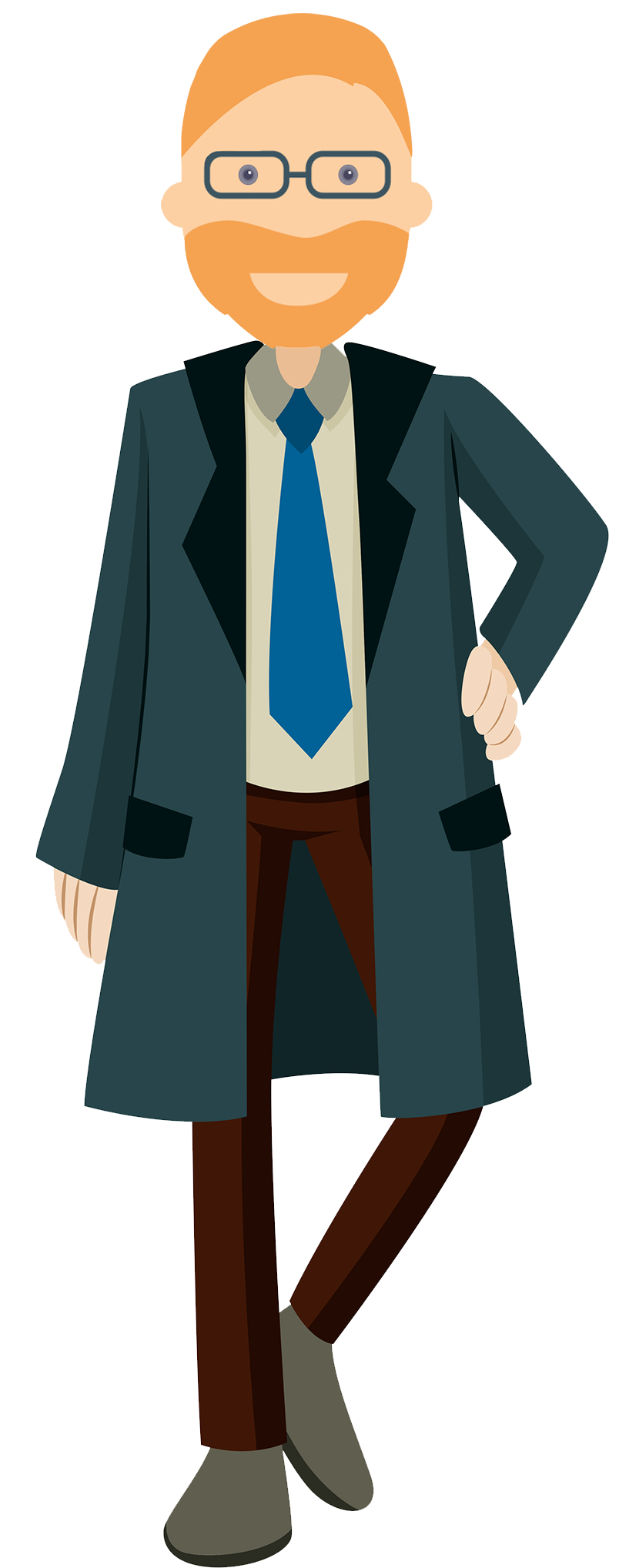 graphic of pawel standing in business clothing